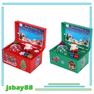 Jsbay88 caja De Música Feliz navidad regalos Para niños regalo De navidad decoración del hogar adornos De Mesa Para el hogar fiesta De año nuevo