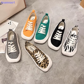 Zapatos De Lona 2021 nuevos nuevos zapatos De Lona para mujer/zapatos De Leopardo delgados cuadrados nuevos para mujer/zapatos blancos/zapatos De calle