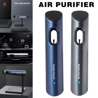 Nu soporte ligero USB coche purificador de aire magnético montado en escritorio formaldehído eliminación de olores