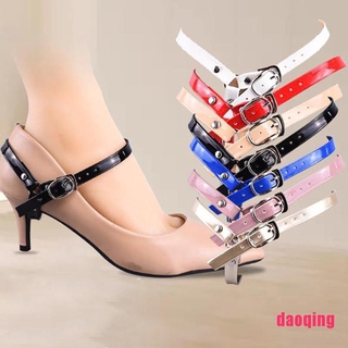 [Daoqing]1 par de cordones para zapatos de tacón alto antideslizantes para dama/correas de bloqueo/decoración Str