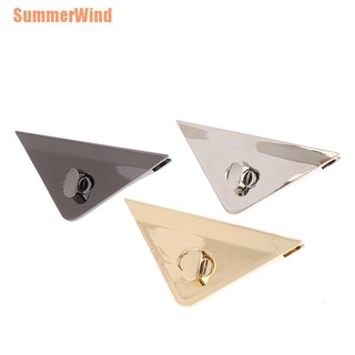 Summerwind (+) Metal cerradura triángulo bolsa caso hebilla cierre bolso bolso bolso bolso Tote Lock