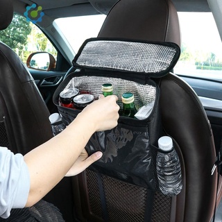 Hidduck asiento de coche respaldo multibolsillo bolsas de aislamiento de viaje organizador caso de hielo Pack