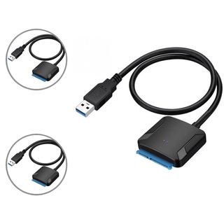 haanan.cl SATA Cable to USB 3.0 Convert Cord Adapter for 2.5/3.5inch SSD HDD Hard Drive