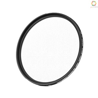 K&F CONCEPT - filtro de enfoque suave para lente de difusión, color negro, niebla 1/8, resistente al agua, resistente a los arañazos, para lente de cámara, 72 mm de diámetro