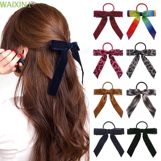 Benken accesorios Para el cabello De mujeres niñas diadema De cola De caballo soporte De Leopardo cinta lazos Para el cabello (1)