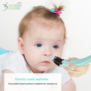 aspirador nasal para bebé eléctrico seguro higiénico limpiador de nariz dispositivo de olfatear