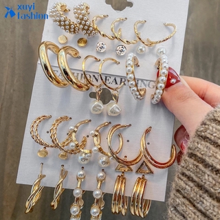 Set De Aretes De Borla De Mariposa Creativas Con Perlas Simples Elegantes Geométricos Para Mujer Accesorios De Joyería
