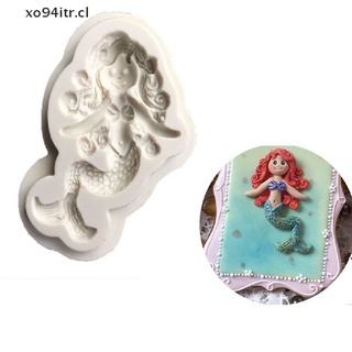 (new) 3D mermaid Silicone Fondant Baking Cake Cartoon Mould Sugarcraft Decorating mold xo94itr.cl (6)