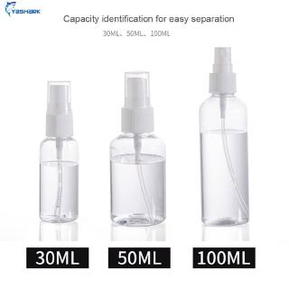 Flash 1 pieza 30/50/100ml viaje transparente Perfume atomizador vacío Spray recargable botella