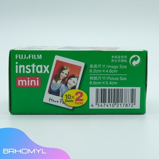 Brhomyl Mini Película blanca con 40 hojas Para cámara instantánea Fuji Instax