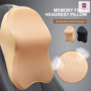asiento de coche reposacabezas reposacabezas cojín 3d espuma viscoelástica suave transpirable asiento reposacabezas almohadilla reposacabezas accesorios