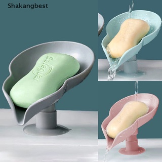 [skb] caja de jabón en forma de hoja para drenaje, jabonera de baño, ducha, soporte para jabón:shakangbest