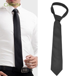 caron seda trajes lazos hombres jacquard corbata liso tejido clásico sólido lazo/multicolor