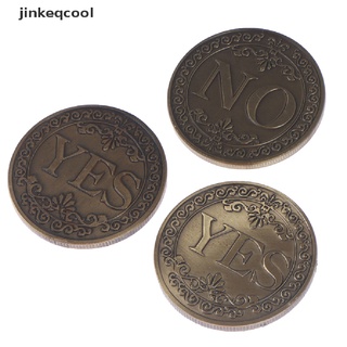 [jinkeqcool] Moneda Conmemorativa De Bronce Sí O No Con Suerte De Decisión Regalo Colección Retro (1)