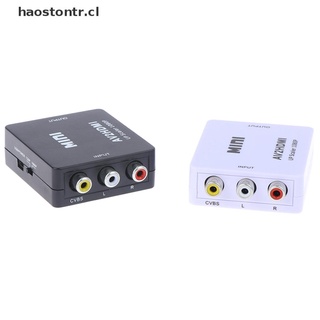 HAOSTON Mini 3RCA AV to HDMI Converter Adapter Composite AV2HDMI Converter 1080P .