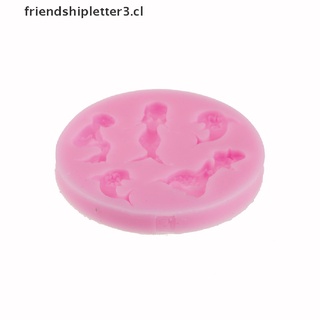 【friendshipletter3.cl】 mermaid silicone fondant cake mould decorating mold chocolate baking tool . (3)
