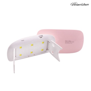 [sh] 6w led mini lámpara de uñas plegable usb gel esmalte secador de curado máquina de manicura (4)