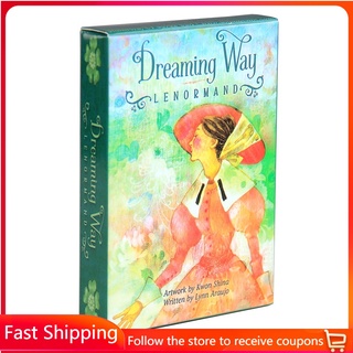 Dreaming Way Lenormand Deck Oracle Cards adivination English party juego de cartas Fortune Telling New Age Mysticism [New Arrivals]