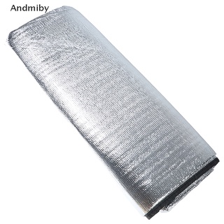 [ady] alfombrilla de aluminio impermeable para acampar, plegable, para dormir, picnic, playa, al aire libre
