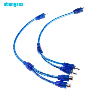 Abongsea 1 pza cable Adaptador Rca hembra a Macho De audio Estéreo Y