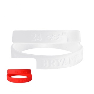 HOT Silicone Solid Color Basketball Sports Wristband Strap Hand Circle Kobe Bracelet