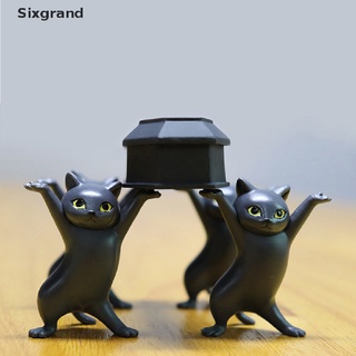 [sixgrand] juguete divertido regalo de gato ataúd figura de baile figura de muñeca caja ciega decoración colección cl