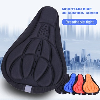 managah Seat Cushion Cover 3D Reflective Silicone Protective Bicycle Saddle Cover for Bike