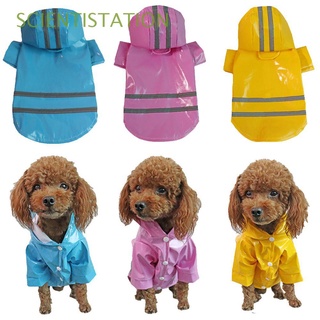 científico ropa al aire libre mascota mono chaqueta transpirable con capucha perro impermeable protector solar suministros para mascotas reflectante pu/multicolor (1)