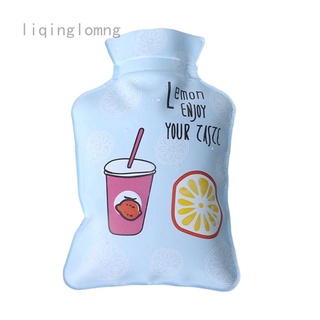 Liqinglomng: Mini botella de agua caliente de dibujos animados para mano, Mini botellas, portátil, calentador de manos, bolsillo, pies de mano, bolsas de agua caliente