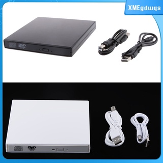USB External DVD Combo CD-R/RW CD-ROM DVD-ROM Drive for PC Laptop - White (1)