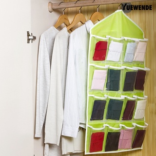 yue closet multi-role colgante bolsa calcetines sujetador ropa interior percha organizador de almacenamiento (8)