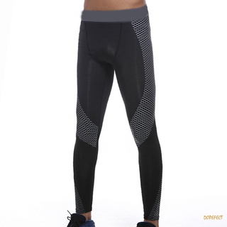 Pantalones deportivos elásticos transpirables para hombre/pantalones de compresión de secado rápido para correr/Yoga