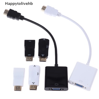 [happytolivehb] convertidor de cable hdmi a vga digital hd 1080p tablet famale convertidor adaptador [caliente]