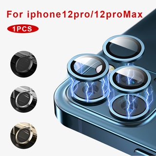 Película protectora De Lente De cámara De aleación De aluminio/vidrio Premium Para Iphone 12/12pro/12 Pro Max (6.1)