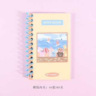 Early Foam Coil Notebook Brown Bear Series Creativo Lindo Animal Mensaje Bloc De Notas Diario 8 Modelos (7)