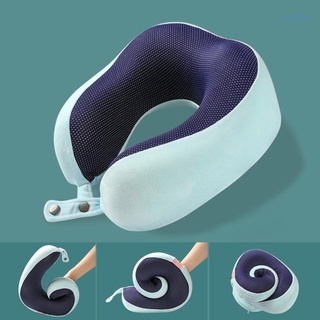 Soporte De almohada/soporte De cabezal/cuello Portátil en forma De U con Espuma De memoria ergonómico