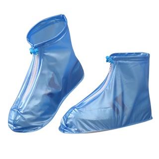 impermeable cubierta de zapatos unisex espesar antideslizante zapatos protectores botas de lluvia