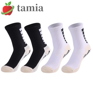 tamia calcetines antideslizantes de fútbol para fútbol/calcetines deportivos absorbentes de algodón para entrenamiento de sudor
