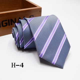 8cm hombres seda negocios moda corbata boda pajarita azul negro rojo rayas cuello (4)
