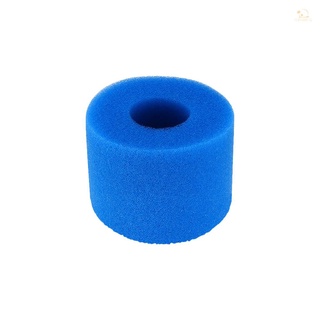 Filtro De Piscina Shine , Para Intex Tipo S1 Reutilizable/Lavable Espuma Cartucho De Esponja Limpiador , Azul 10,8 x 7,3 Cm