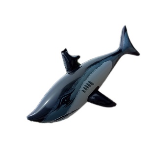cyclelegend de alta calidad pvc inflable tiburón piscina de seguridad flotador agua juguete para niños niños (9)