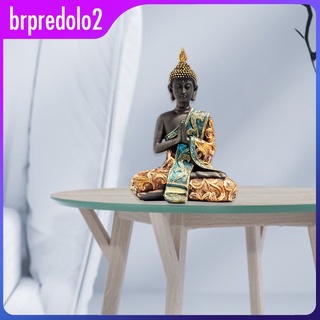 [BigSale] Estatua de buda meditando buda figura decorativa tailandesa Shakyamuni sentado estatua de escritorio sala de estar oficina Yoga Zen