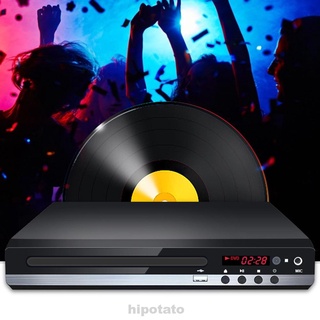 Control remoto fácil instalación Karaoke para TV VCD micrófono entrada hogar portátil reproductor de DVD