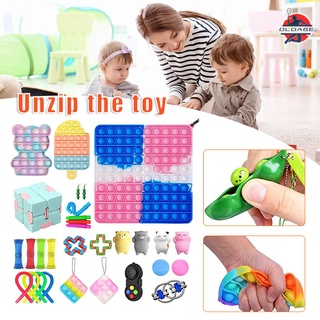 pop up it big fidget pack pop burbuja alivio del estrés juguetes sensorial pop tubos de ansiedad para niños adultos