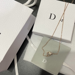 DIOR-CD ori Ladies Stainless Steel Necklaces (1)