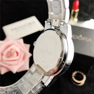 Pandora de lujo de las mujeres reloj de moda Casual de acero inoxidable reloj para las mujeres Jam Tangan Wanita novia (7)