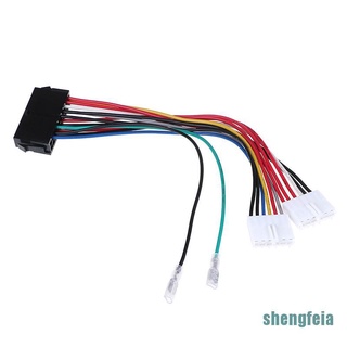 [shengfeia] 20p atx a 2 puertos 6pin at psu convertidor cable de alimentación para ordenador 286 386 486 586