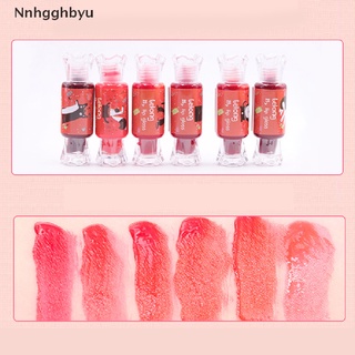 [Nnhgghbyu] 5 Colors Waterproof Lovely Lip Gloss Long Lasting Candy Dyeing Lip Tint Sweetly Hot Sale (6)