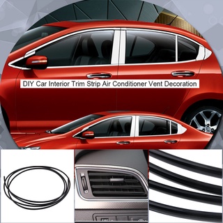 u style 6mm*3m diy coche interior de la tira de ajuste de aire acondicionado decoración de ventilación