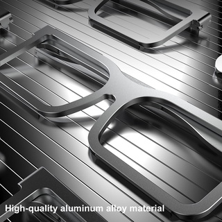 Pisand portatil plegable gafas en forma de aleación de aluminio de escritorio portátil soporte (7)